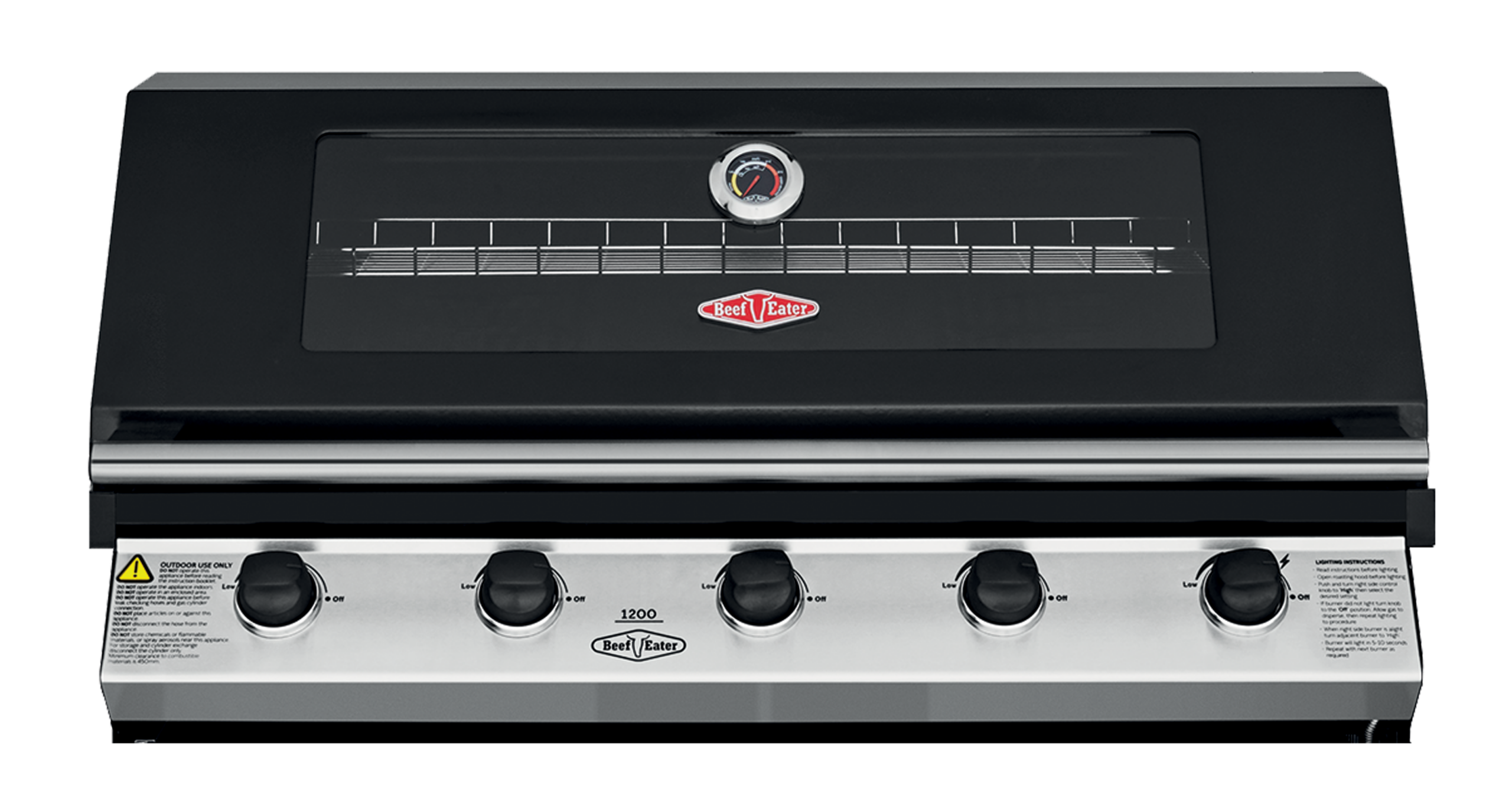 1200E Series - 5 Burner Built-In BBQ