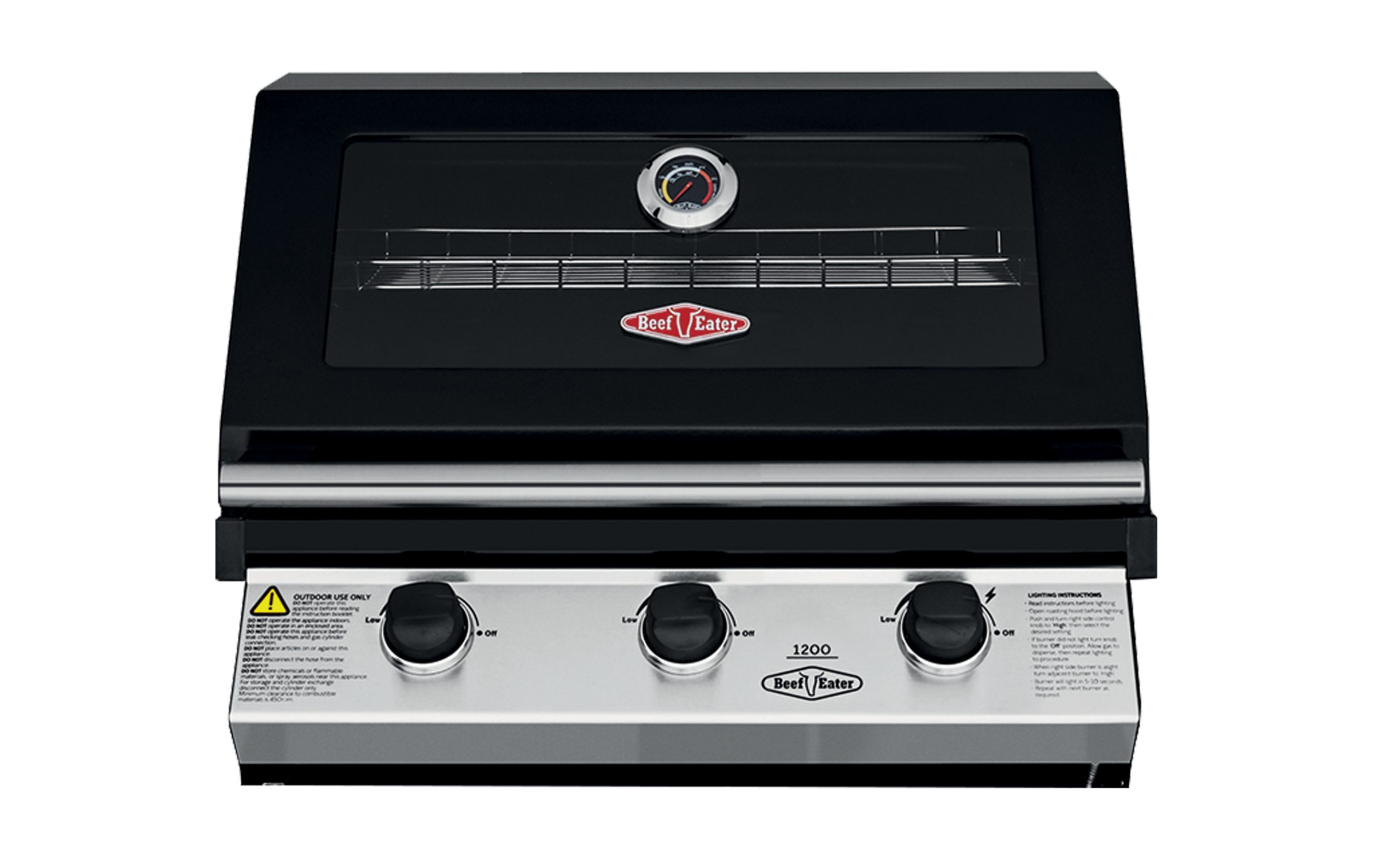 1200E Series - 3 Burner Built-In BBQ