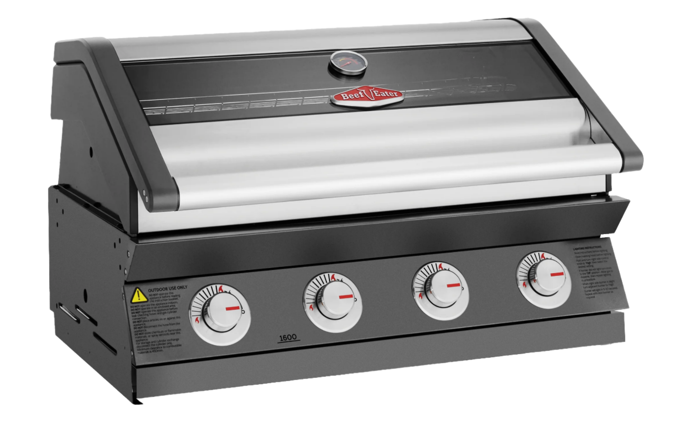 1600E Series - 4 Burner Built-In BBQ