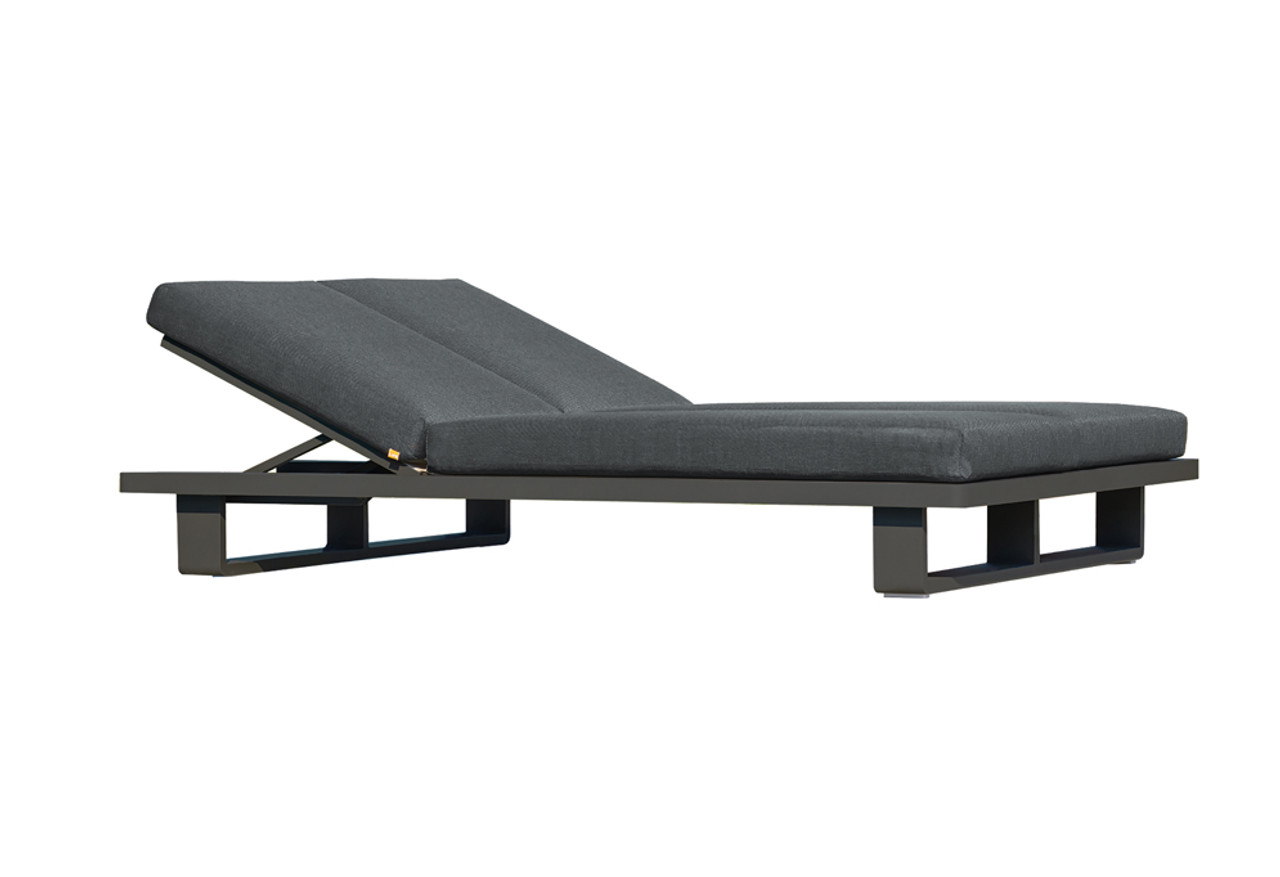 LIFE FITZ ROY DOUBLE LOUNGER GREY Patio Life