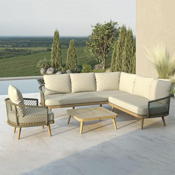 Bali Corner Sofa Set & Lounge Chair