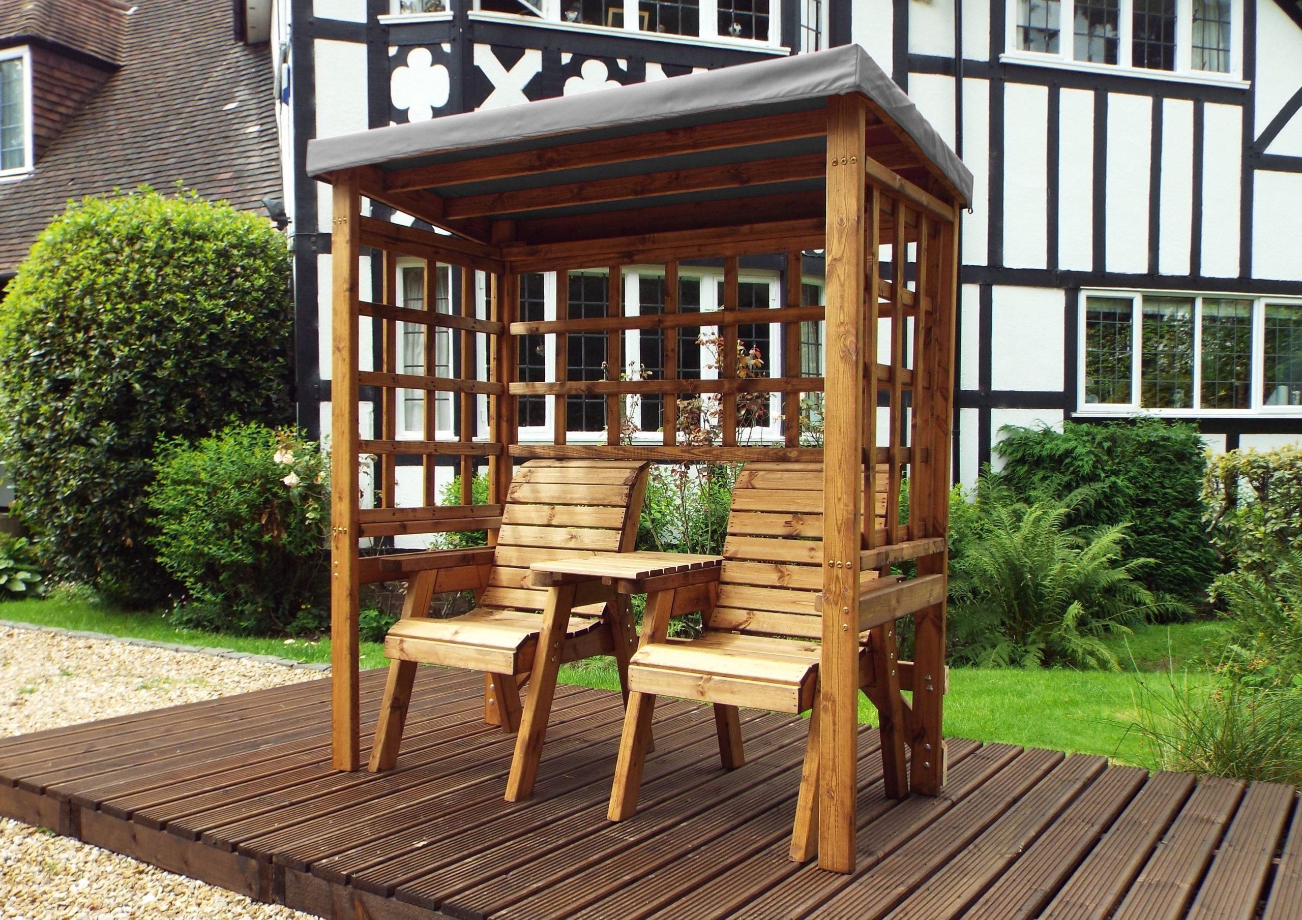 HB148GR - Henley Twin Arbour Grey