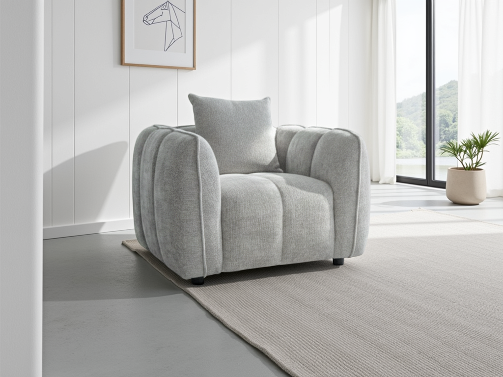 Venice Sofa Grey Armchair