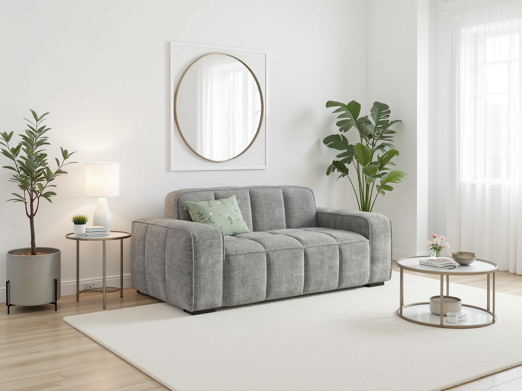 Paris Sofa Grey 2 Seater