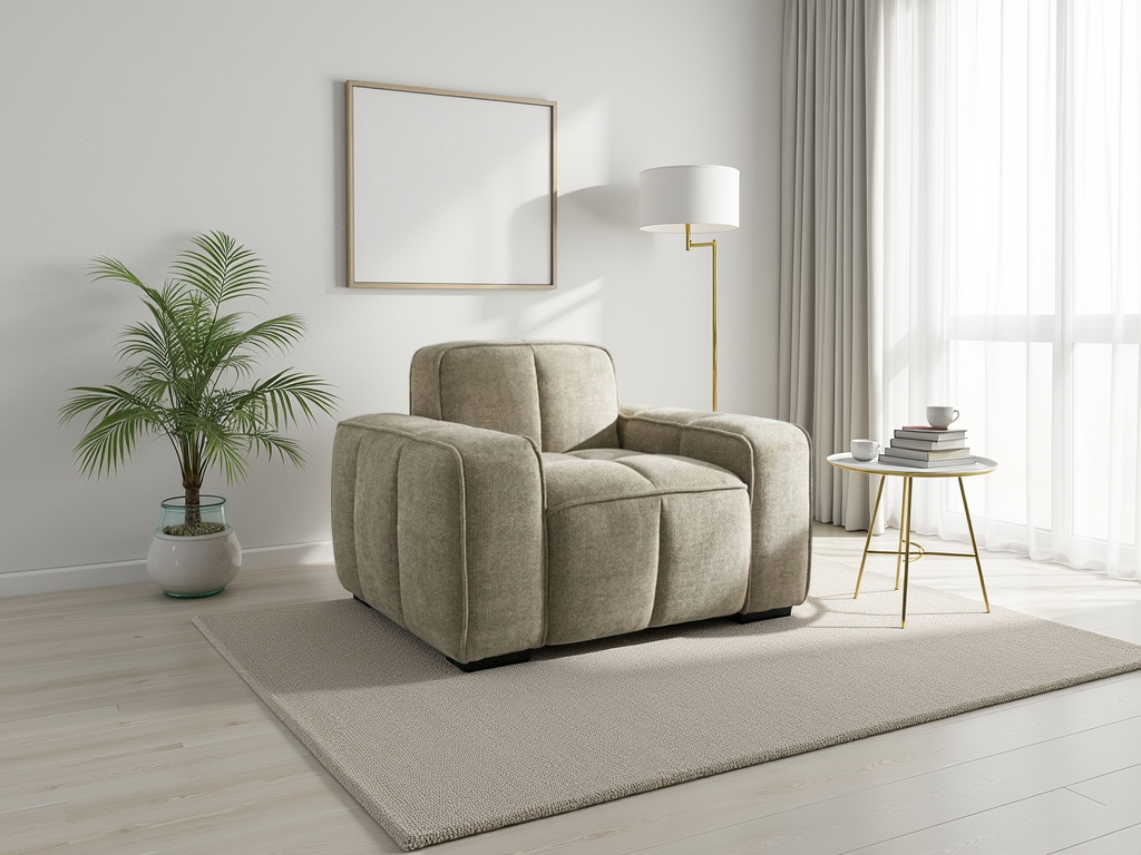 Paris Sofa Beige Armchair