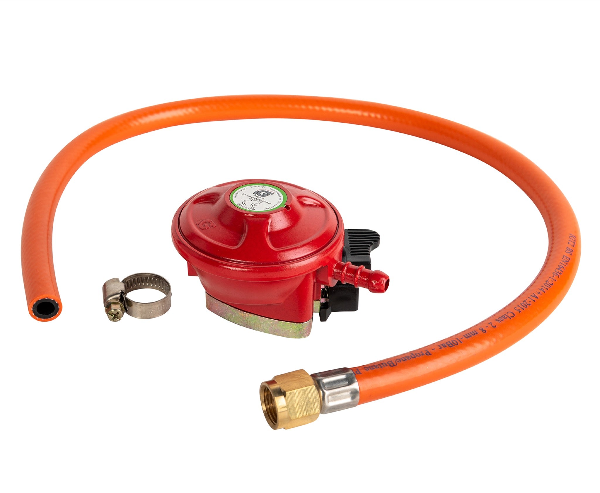 UK Hose & Regulator Assembly - To suit BBQ models in the 1200 / 1500 / 1600 / 3000 & Clubman series.