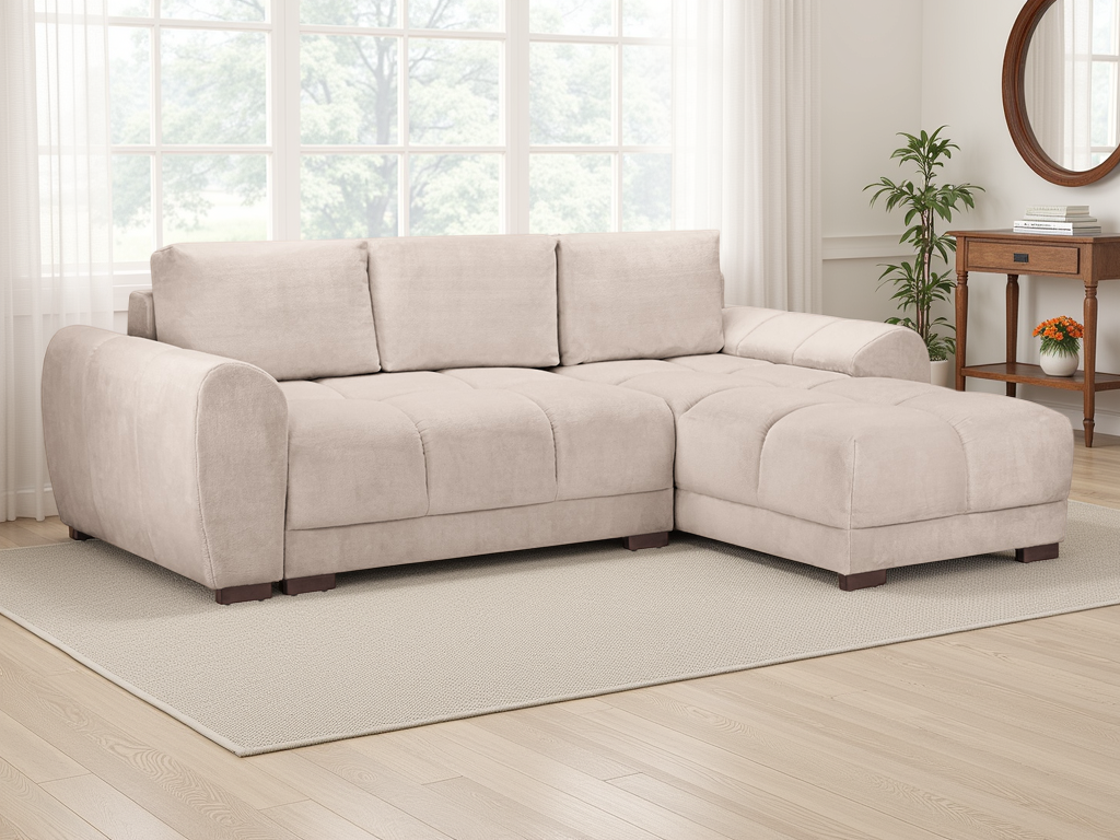 Azzuro Sofabed Mocha Universal Corner