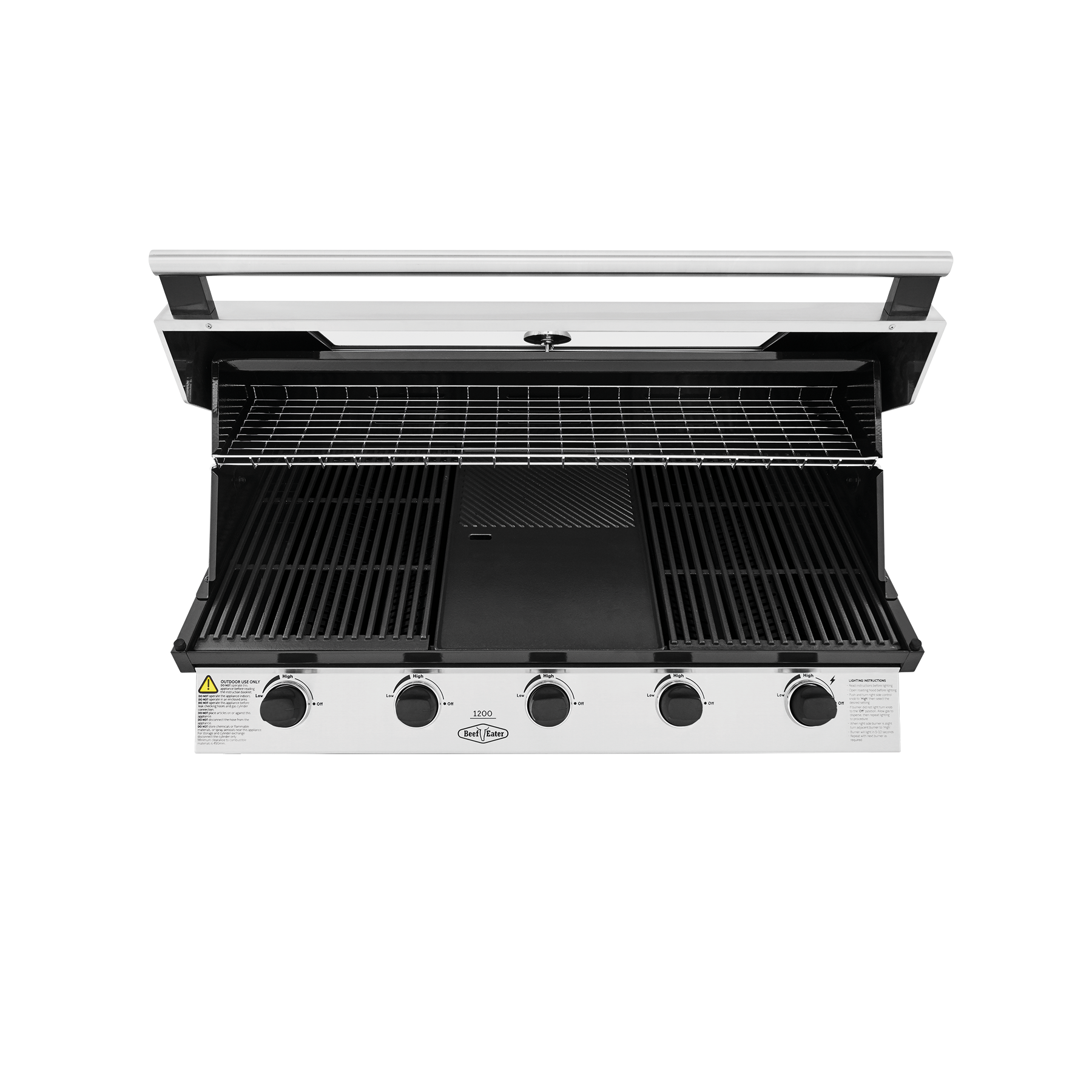 1200S Series - 5 Burner Built-In BBQ