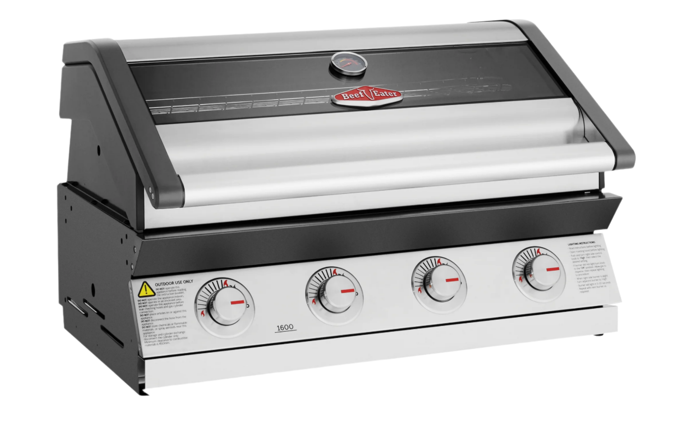 1600S Series - 4 Burner Built-In BBQ