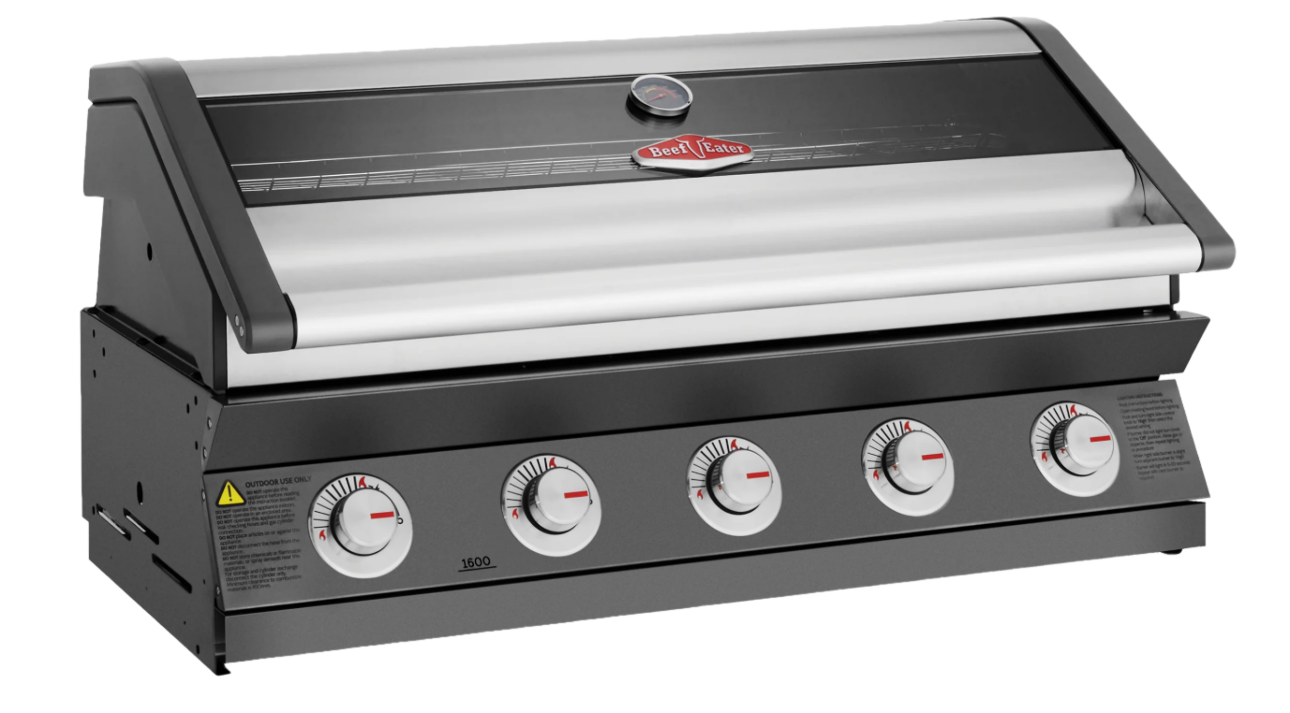 1600E Series - 5 Burner Built-In BBQ