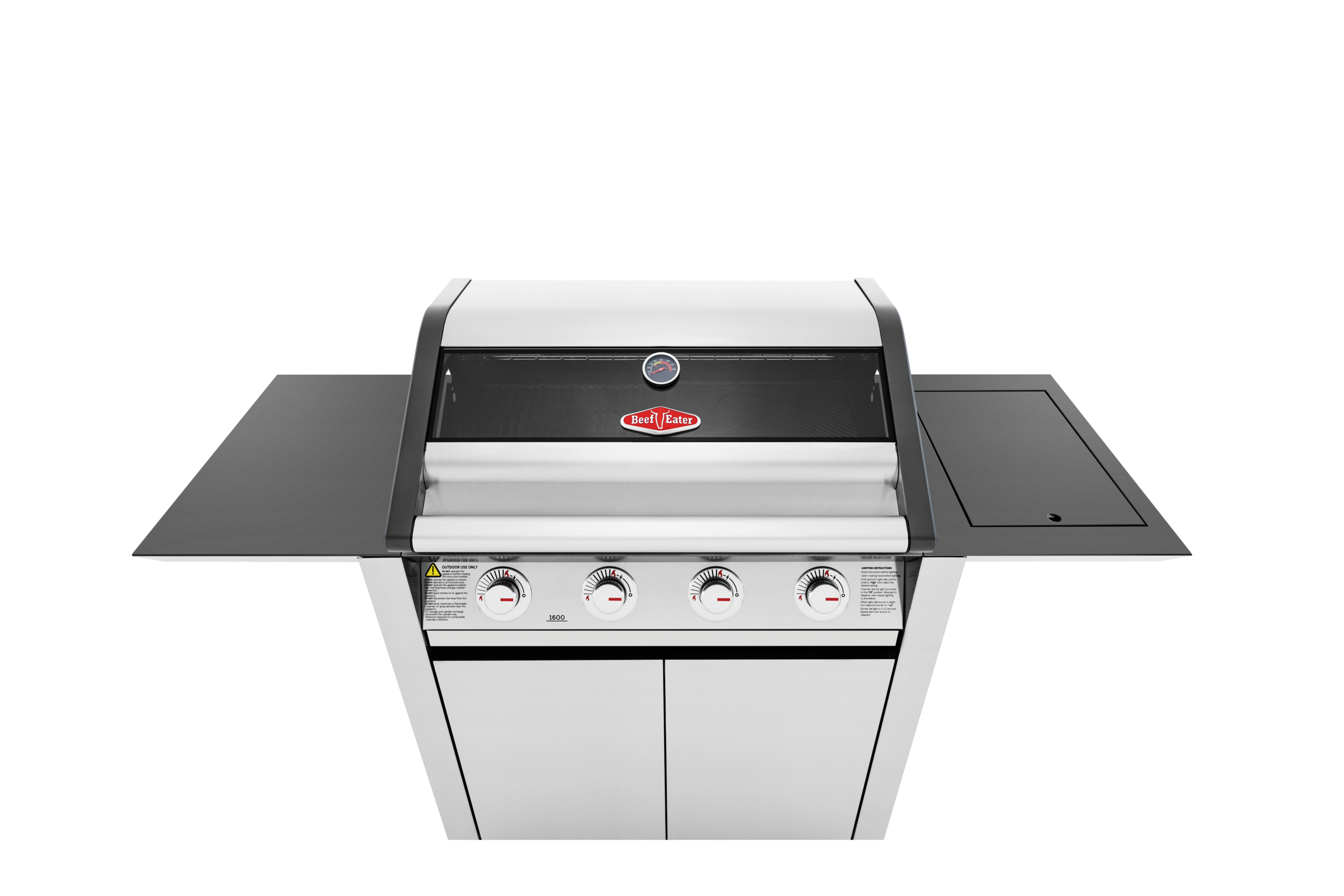1600S Series - 4 Burner BBQ & Side Burner Trolley - Image 3