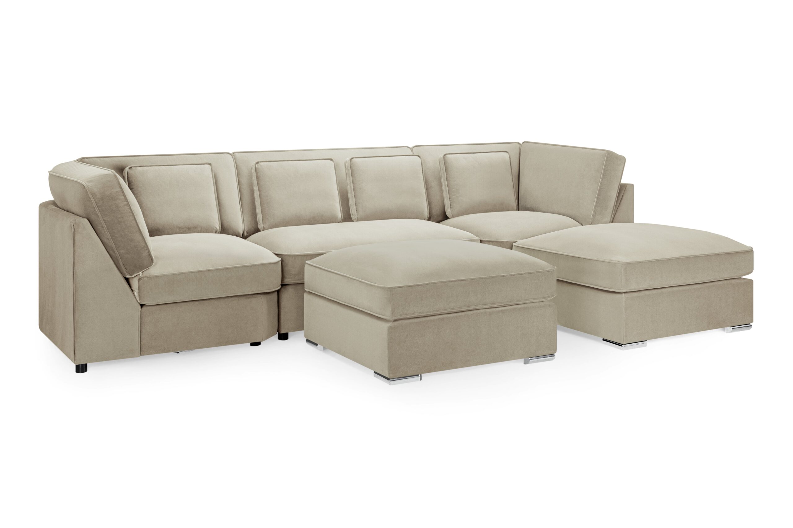 Belgravia Sofa Beige U Shape Corner - Image 2