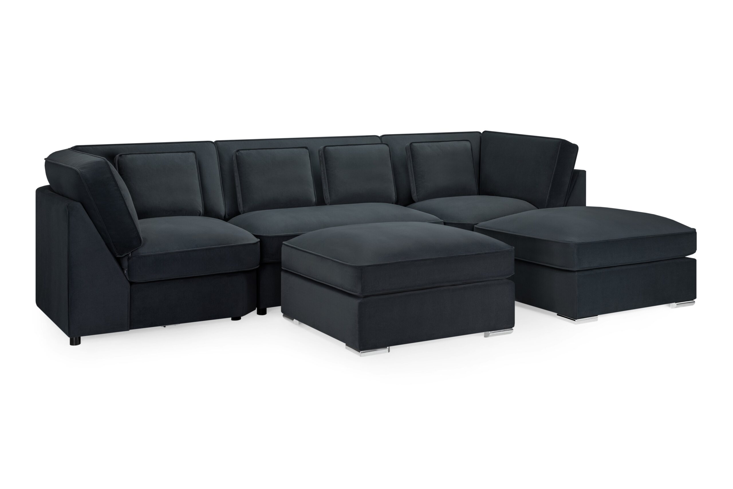 Belgravia Sofa Slate U Shape Corner - Image 3