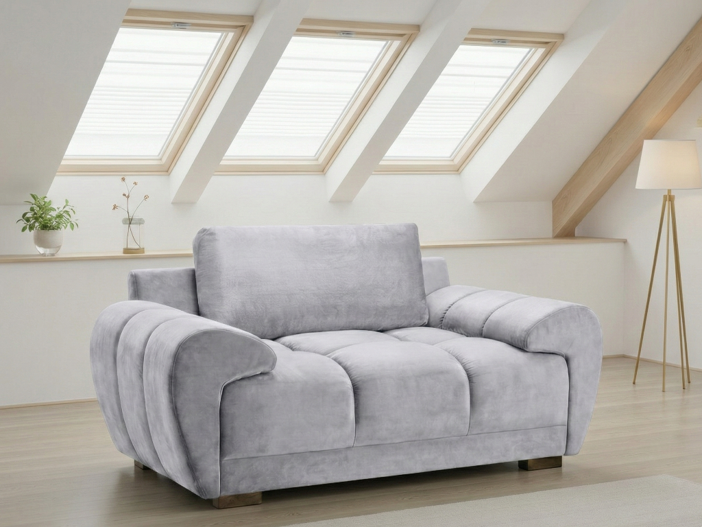 Azzuro Sofa Grey Armchair
