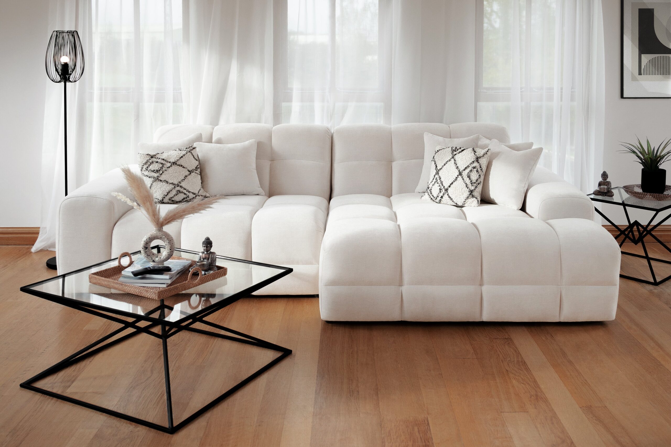 Jacob Sofa Beige Right Hand Facing Corner - Image 9