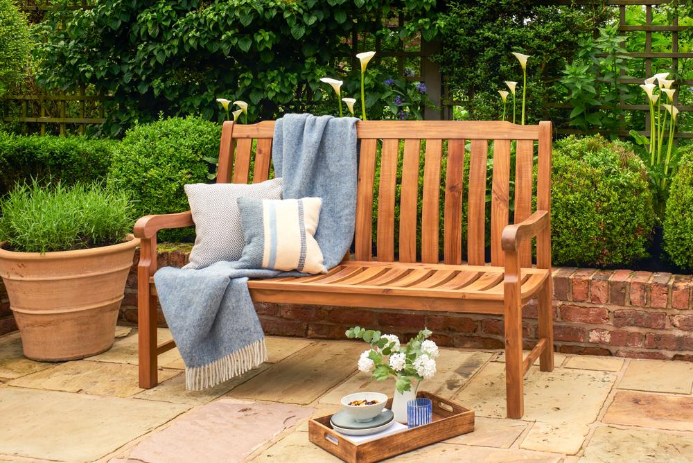Beeley 150cm Bench FSC Acacia Wood Teak Look