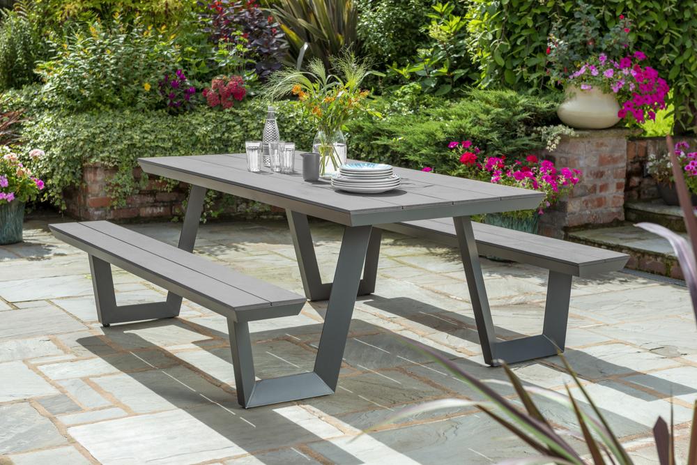 Wembley Picnic Table Mid Grey