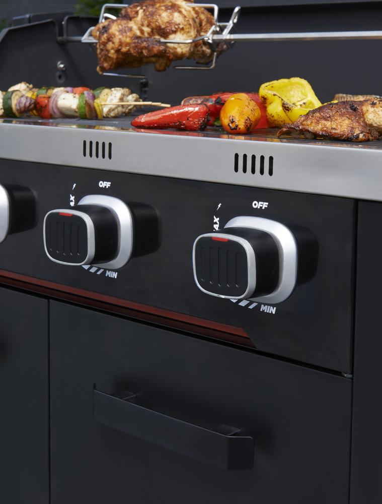 INFINITY 400 GAS - 4 BURNER WITH SIDE BURNER