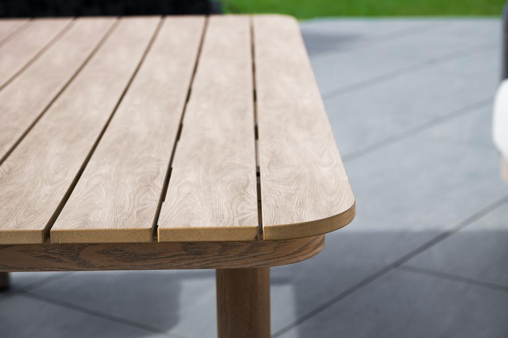 BUXTON -Rope Weave Corner Set with High Table and 2 Stools