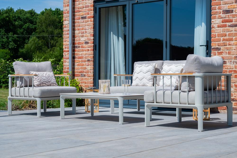 TAUNTON Aluminium Round side bar Lounge Set