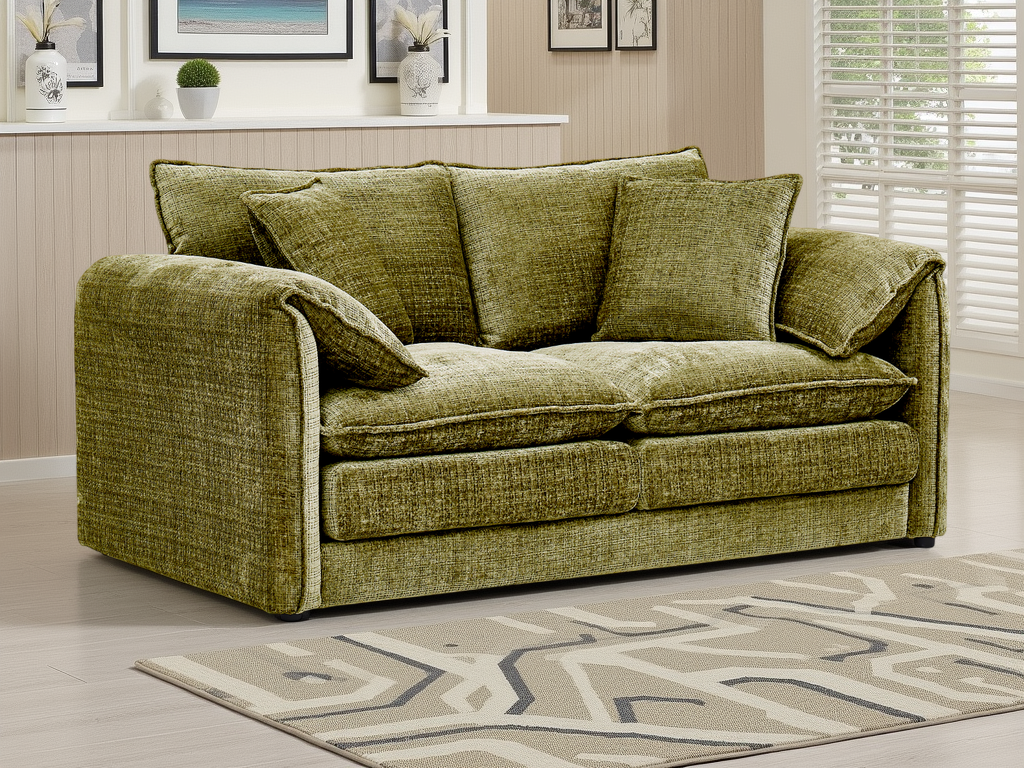 Solaya Sofa Green 2 Seater