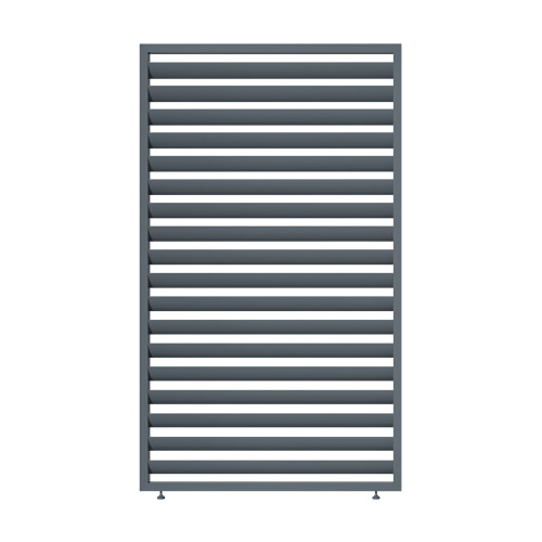 Eden Pergola Single Louvre Panel For 4m Side 125x222 / Grey