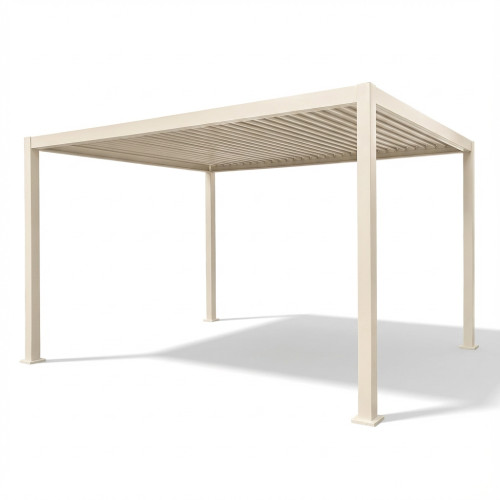 Jupiter Pergola Aluminium Rectangular 30x40 - Frame Only - Latte