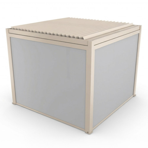 Jupiter Pergola - Zip Blind For 3m Side - Latte