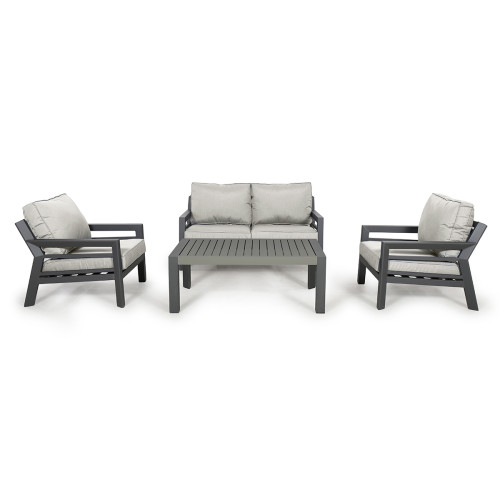New York 2 Seat Sofa Set / Dove Grey