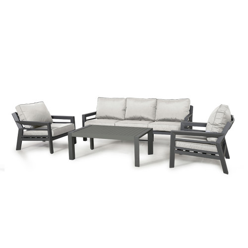 New York 3 Seat Sofa Set / Dove Grey