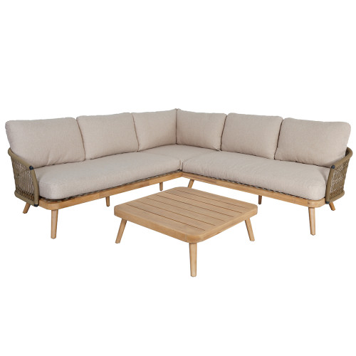New Bali Corner Sofa Set - Sandstone