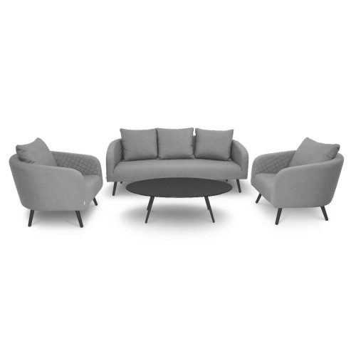 Ambition 3 Seat Sofa Set / Flanelle