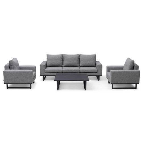 Ethos 3 Seat Sofa Set - Zinc Grey