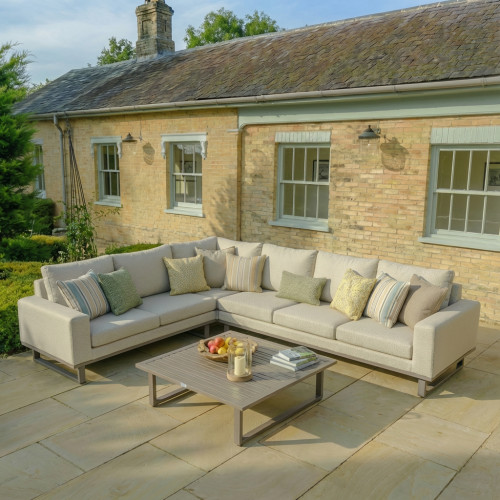 Ethos Large Corner Sofa Group - Latte