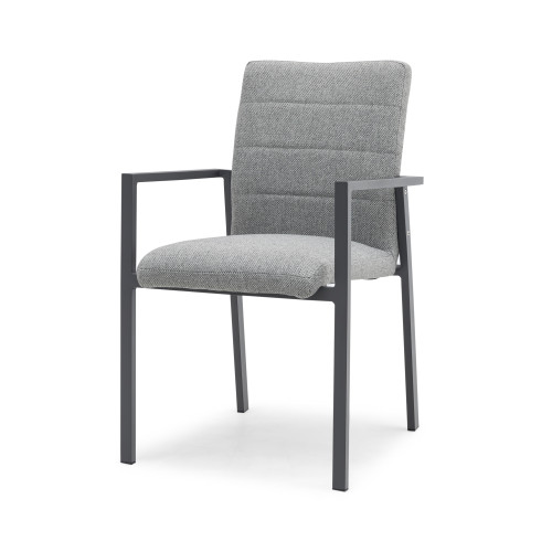 Ibiza Dining Chair x2 - Zinc Grey