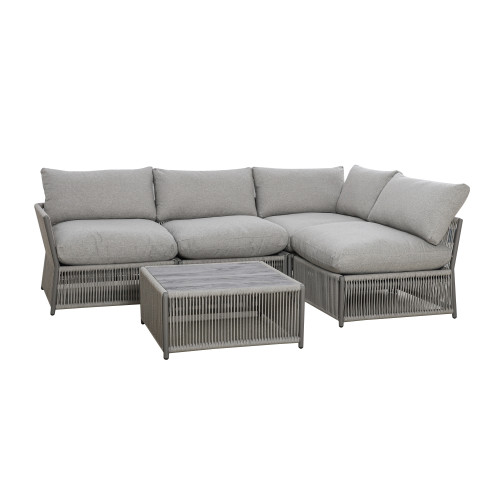 Maldives Small Sofa Set - Cool Linen