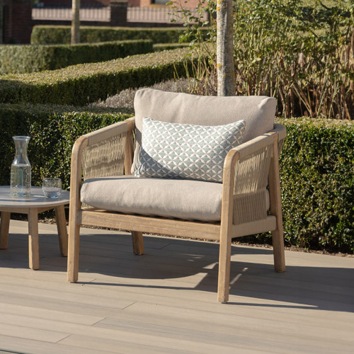 Martinique Lounge Chair - Light Brown