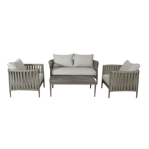 Milan 2 Seat Sofa Set - Cool Linen