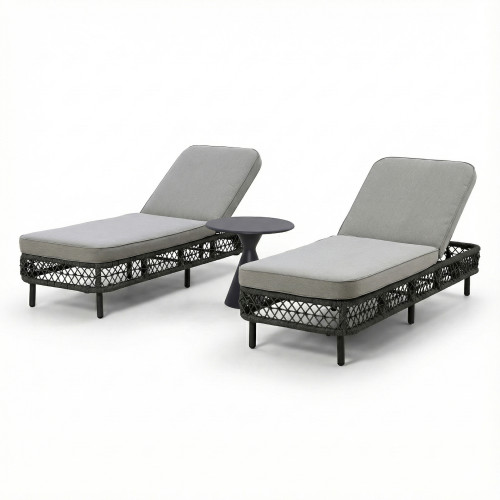 Monaco 3pc Sunlounger Set - Ivy Green