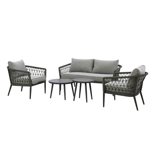 Monaco 2 Seat Sofa Set - Ivy Green