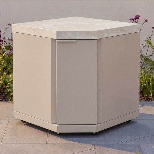 Maze Ember Outdoor Kitchen Corner Modular- Latte