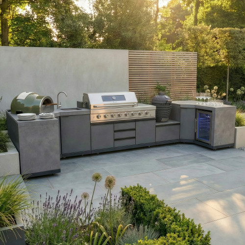 Maze Ember Outdoor Kitchen Small U-Shape (with Kamado)