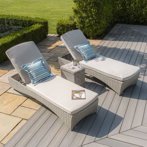 Oxford Sunlounger Set (Ceramic Glass)