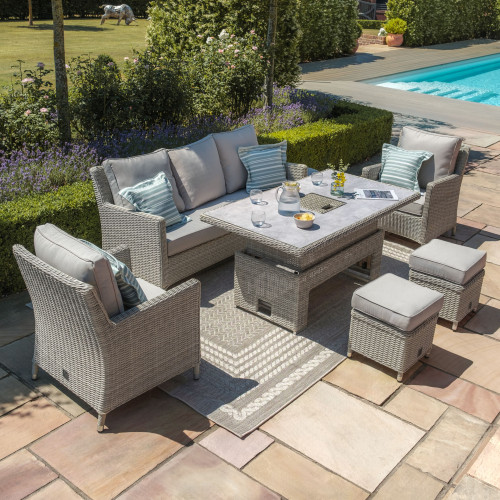 Oxford Sofa Dining Set With Rising Table (Ceramic Glass)
