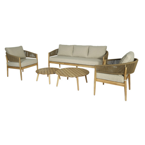 New Porto 3 Seat Sofa Set - Sandstone