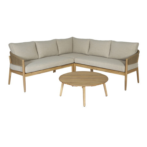 New Porto Corner Sofa Set - Sandstone