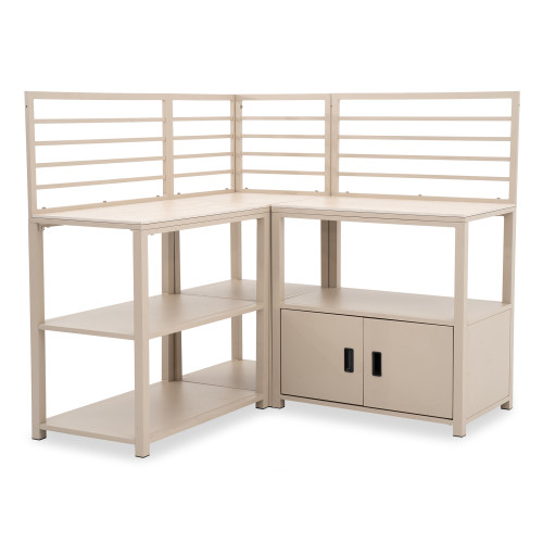 Sicily 3pc Outdoor Kitchen with Sintered Top - Latte