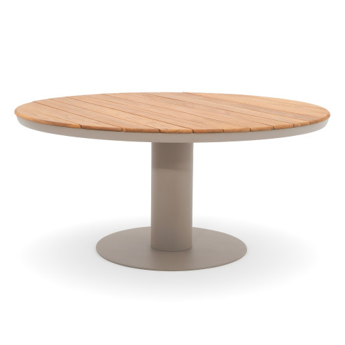 Sicily 160cm Round Table - Latte