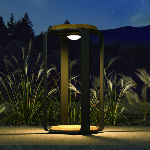 Selene Large Solar LED Light - Grey
