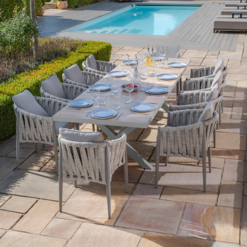 Vienna Rectangular Extending Dining Table With Milan Dining Chairs